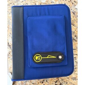 vintage MTV blue 3 ring binder